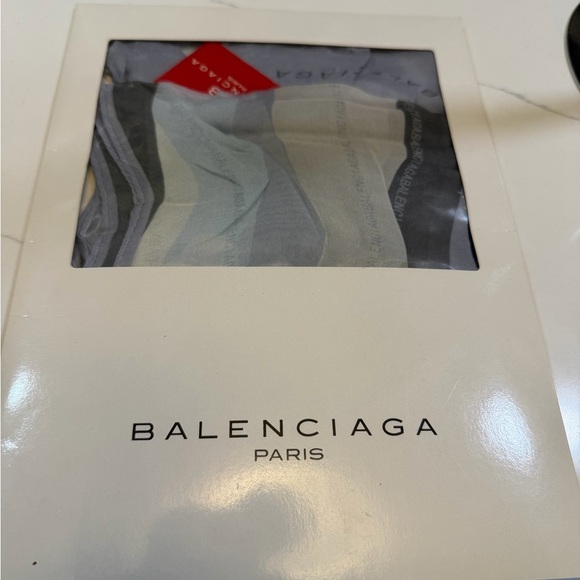 Balenciaga Paris Multicolor Scarf silk